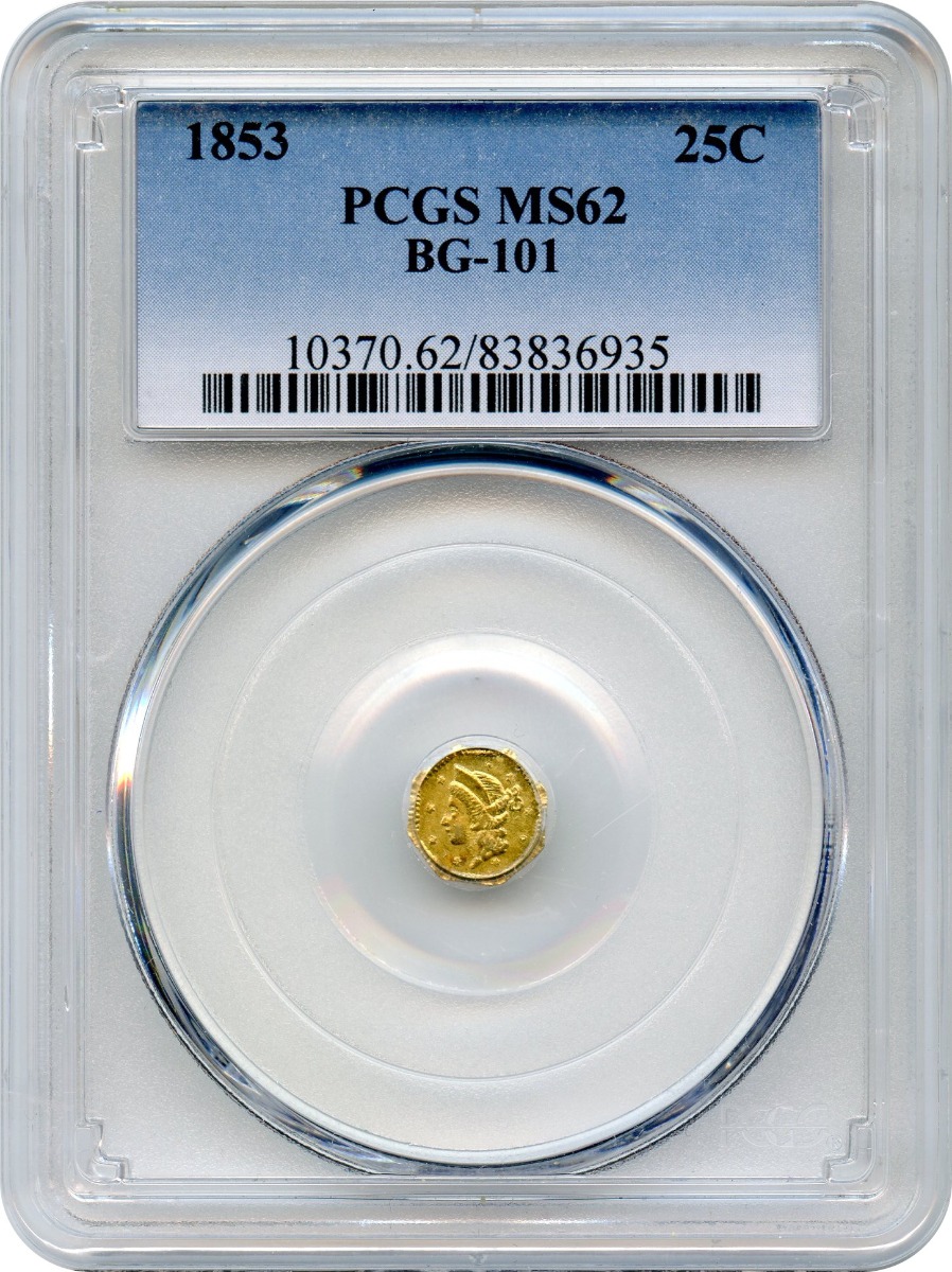 California Fractional Gold (1852-1876) - Coins for sale on Collectors ...