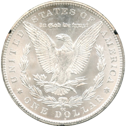 1883-CC $1 Morgan Silver Dollar NGC MS66 Ex. GSA Hoard, Box & COA