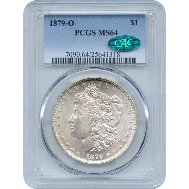 1879-O $1 Morgan Silver Dollar PCGS MS64 (CAC)