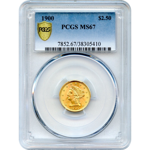 1900 $2.50 Liberty Head Quarter Eagle PCGS MS67