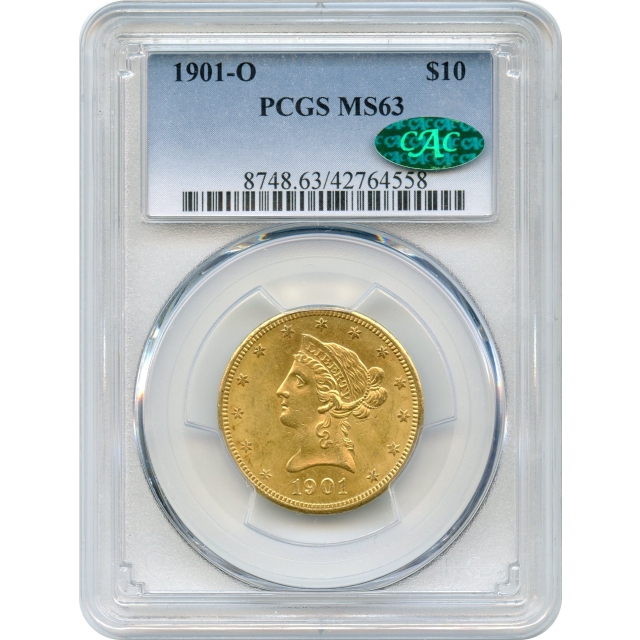 1901-O $10 Liberty Head Eagle PCGS MS63 (CAC)