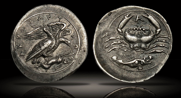 eagles Akragas Coin