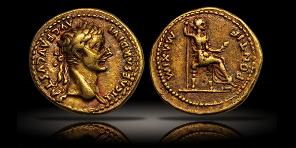 Tiberius Gold coin