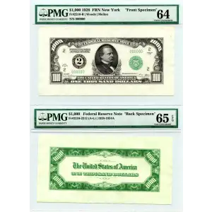 $1,000 1928  High Denomination Notes 2210-B