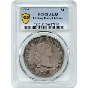 1795 $1 Flowing Hair, 3 Leaves (3)