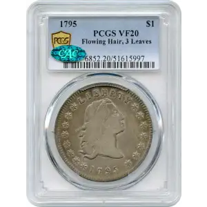 1795 $1 Flowing Hair, 3 Leaves (3)