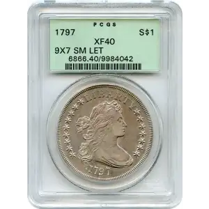 1797 $1 9x7 Stars, Small Letters