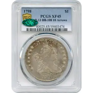 1798 $1 BB-108, 10 Arrows (5)