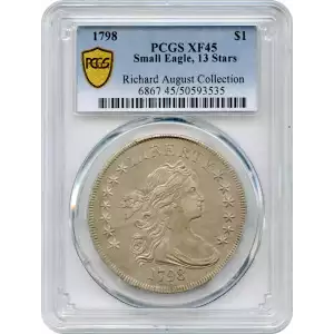 1798 $1 Small Eagle, 13 Stars (5)