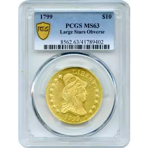 1799 $10 Large Stars Obverse (5)