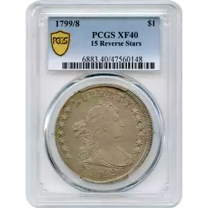 1799/8 $1 15 Reverse Stars (2)
