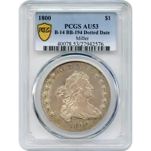 1800 $1 BB-194, Dotted Date (5)