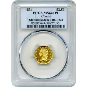 1834 $2.50 Classic, PL (2)