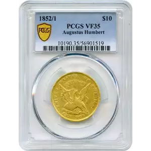 1852/1 $10 Augustus Humbert (2)
