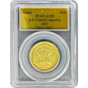 1852 $10 US Assay