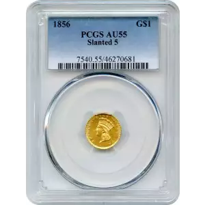 1856 G$1 Slanted 5