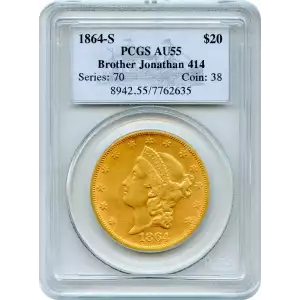 1864-S $20