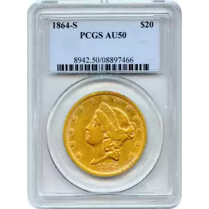 1864-S $20