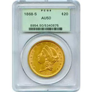 1868-S $20