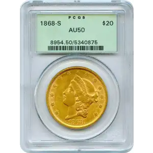 1868-S $20