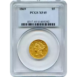 1869 $5
