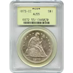 1873-CC $1 Seated