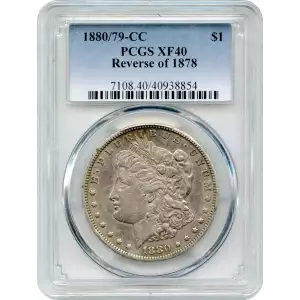 1880/79-CC $1 Reverse of 1878 (2)