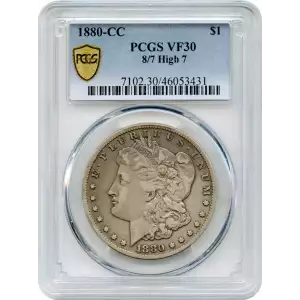 1880-CC $1 8/High 7 (2)