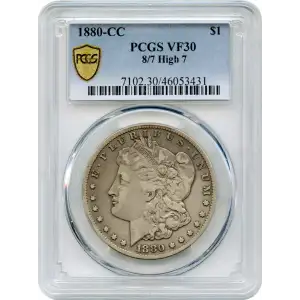 1880-CC $1 8/High 7 (2)