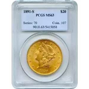1891-S $20