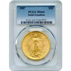 1907 $20 Saint-Gaudens