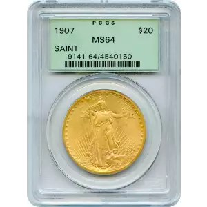 1907 $20 Saint-Gaudens