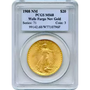 1908 $20 No Motto - Wells Fargo (2)