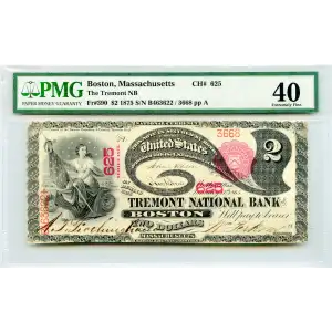 $2 1875 Red with scallops First Charter Period 390 (4)