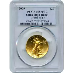2009 $20 Ultra High Relief, PL