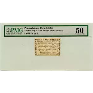 3 Pence 16.5.1749, 1749 ISSUE  Specialized Notes S2438