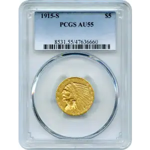 $5 Indian Head Half Eagle