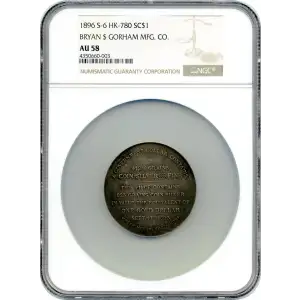 Bryan So-Called Dollar Silver Medal