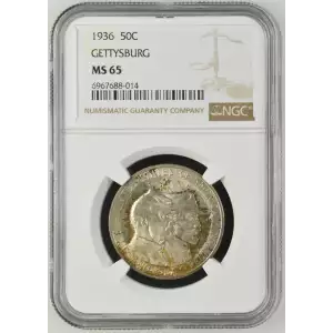 Gettysburg Silver Commemorative Half Dollar (2)
