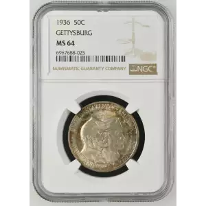 Gettysburg Silver Commemorative Half Dollar (2)