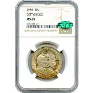 Gettysburg Silver Commemorative Half Dollar