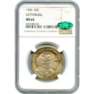 Gettysburg Silver Commemorative Half Dollar