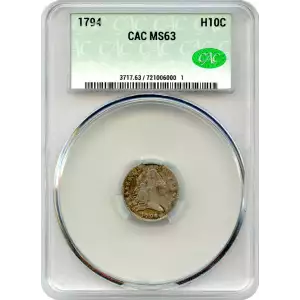 H10C Flowing Hair Half Dime