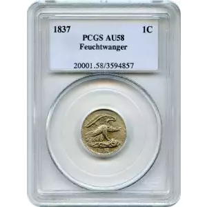 1837 NY 1C HT-268, Feuchtwanger's