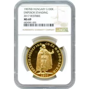 Hungary Gold 100 Korona Restrike