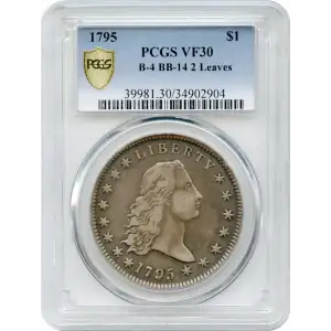 1795 $1 Flowing Hair, BB-14 (2)