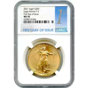 2021 Eagle Portrait T-2 First Day of Issue