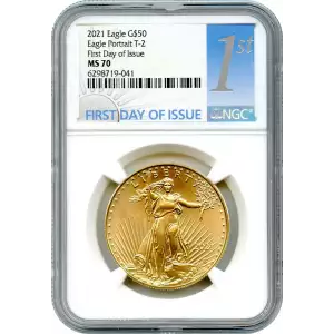 2021 Eagle Portrait T-2 First Day of Issue