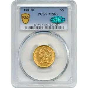 1881/0 $5 (3)