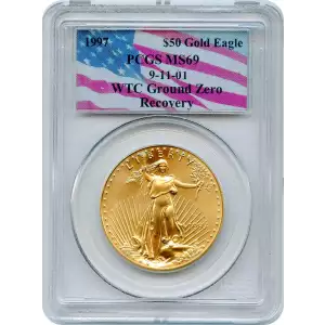 Gold Bullion-Gold Eagles--$50 Gold Eagle 1 oz -Gold- 50 Dollar (2)